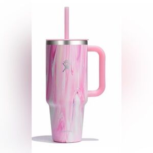 Hydro Flask 40oz Travel Tumbler in Jelly Swirl Pink